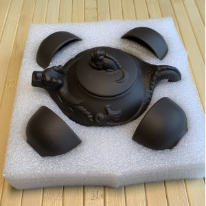 Подарочный глиняный чайный набор на 4 персоны . Photo 3