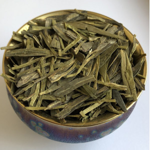 Китайский зеленый чай Лун Цзин Колодец дракона высший сорт 100 г