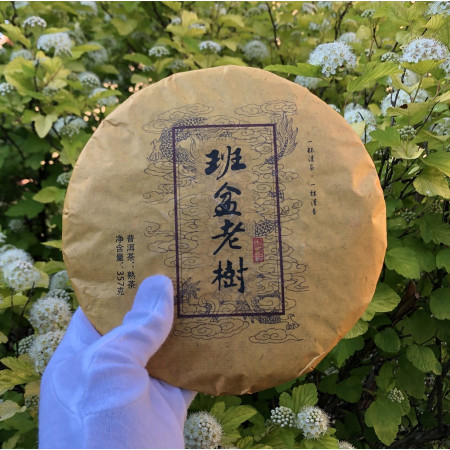 Шу пуэр Бань Чжан Лао Шу Bang zhang lao shu 2015 год блин 357 г