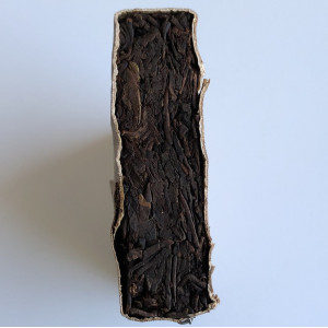 Чай шу пуэр Брикет в бамбуковом листе 2009 год 250 г. Photo 2