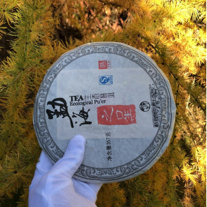 Шу пуэр Звезда Мэнхая Menghai star Ecological блин 357 г 2014 года